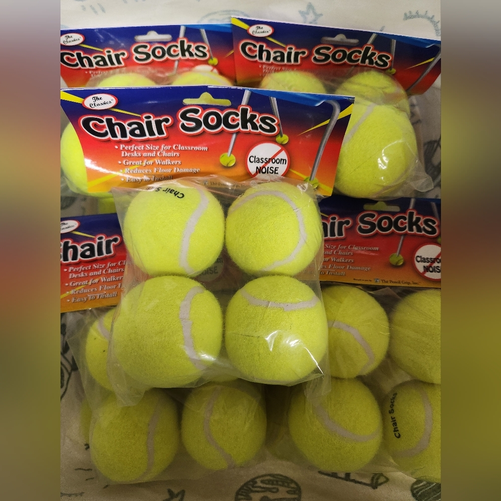 Chair Socks Tennis Ball Chair Covers-8 Sets Available